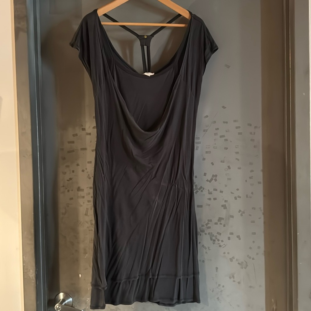 Charcoal grey Diesel dress. Double layer